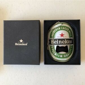 Heineken Beer Bottle Opener with Chain / Gift Idea / New in Box!